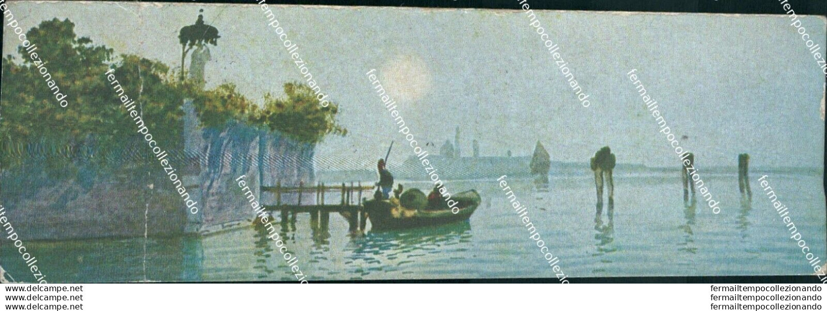 Bt366 Cartolina  Mini Venezia Citta' 5x14 Cm Laguna Veneto - Venezia (Venedig)