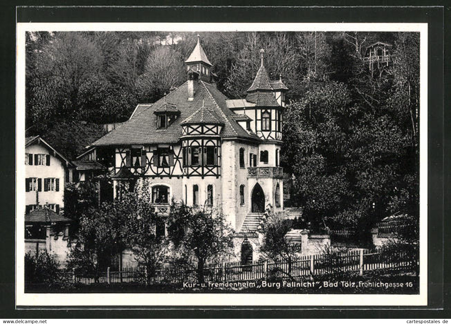 AK Bad Tölz, Hotel Burg Fallnicht, Fröhlichgasse 16  - Bad Tölz