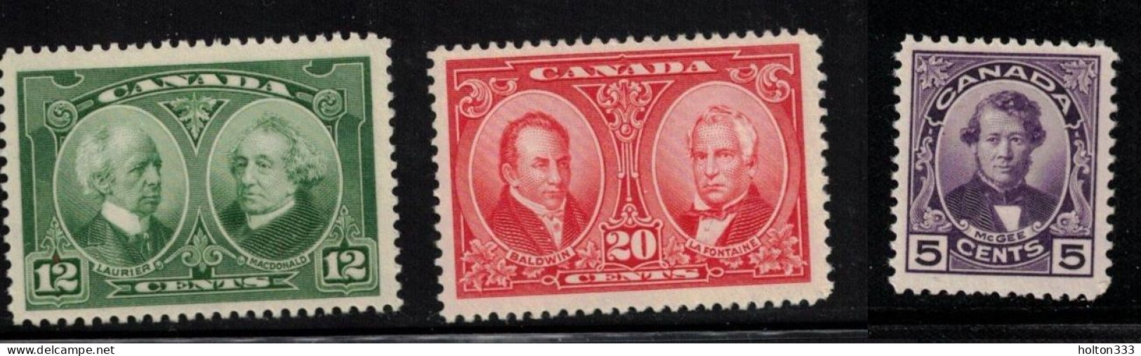 CANADA Scott # 146-8 MNH - Historical Issue - CV $99 - Ongebruikt