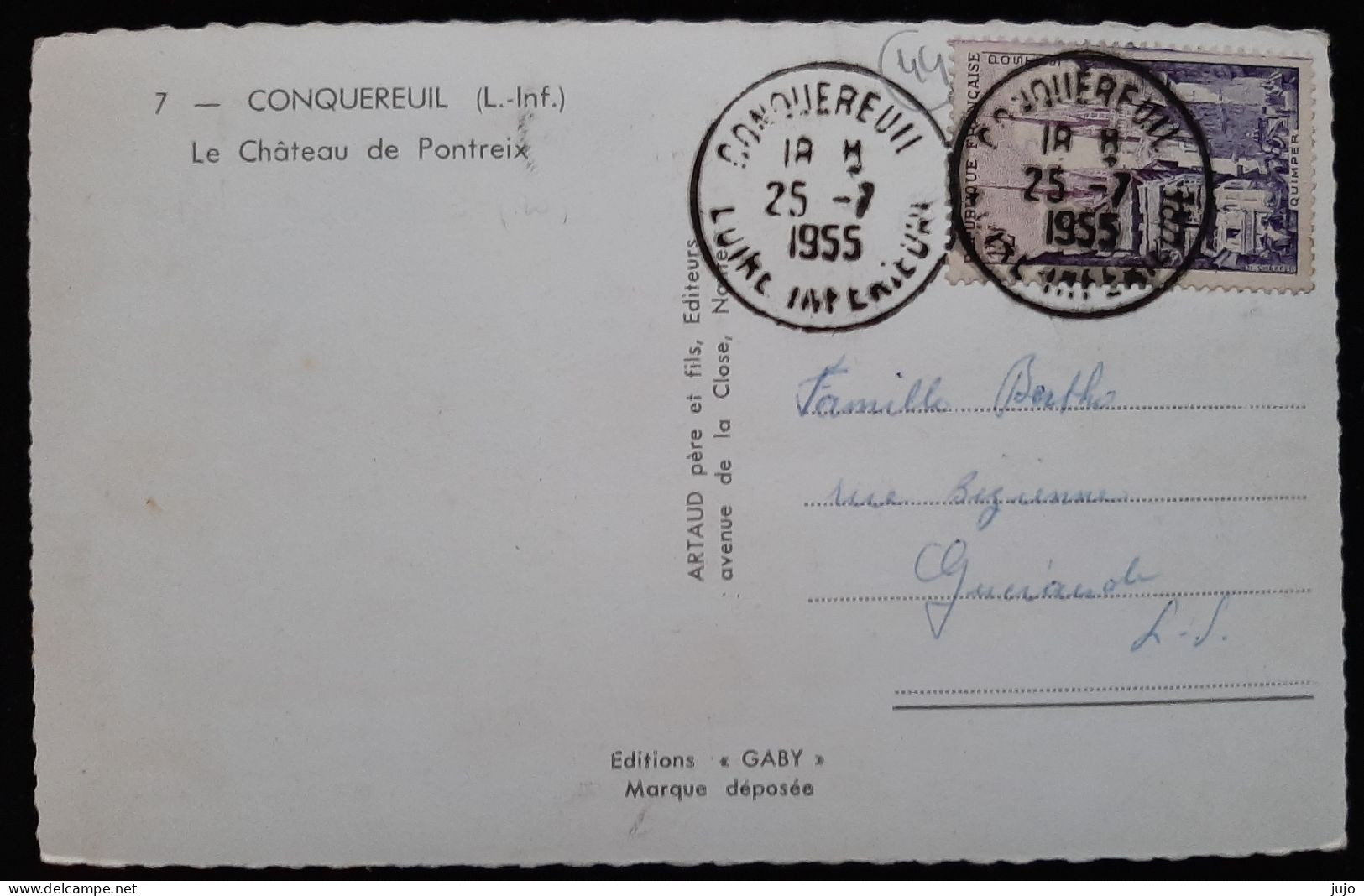 44 - CONQUEREUIL - Le Chateau De Pontreix - Other & Unclassified