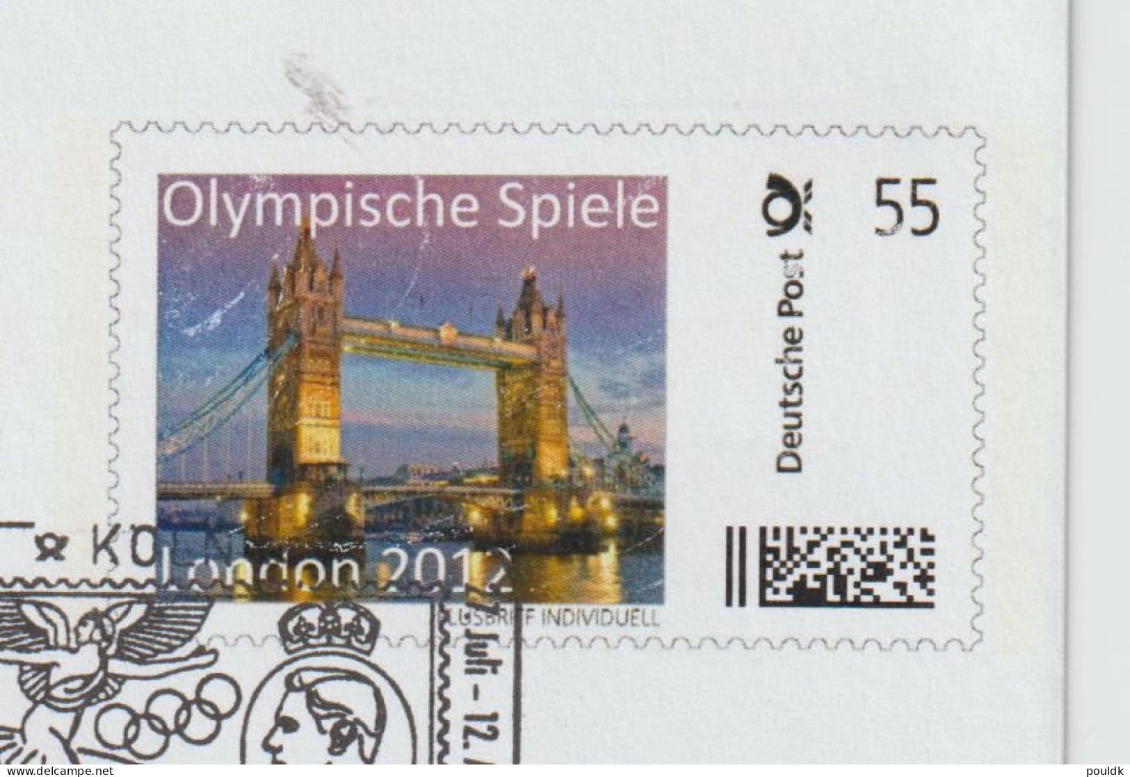 Germany Plusbrief Individuell 2012 Olympic Games In London Used Köln 2012. Postal Weight Approx. 0,04 Kg. Please Read Sa - Verano 2012: Londres