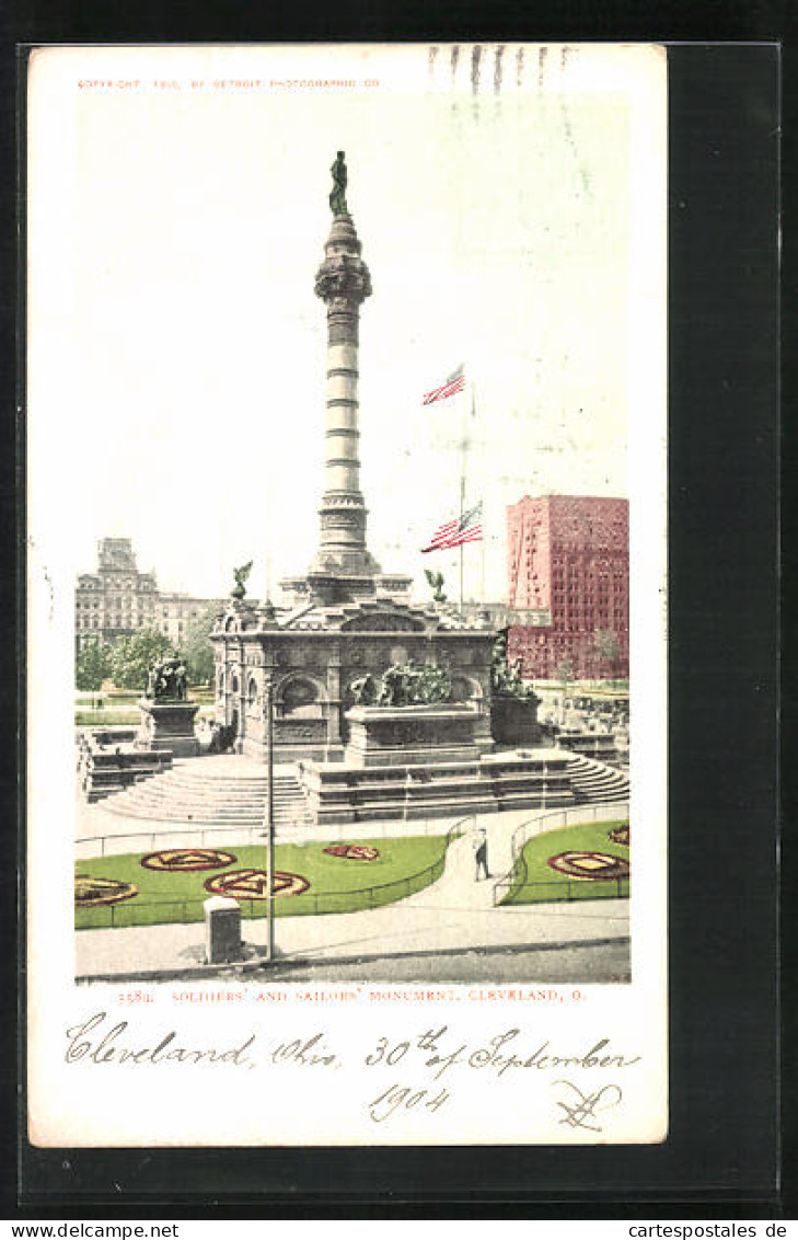 AK Cleveland, OH, Soldiers And Sailors Monument  - Cleveland