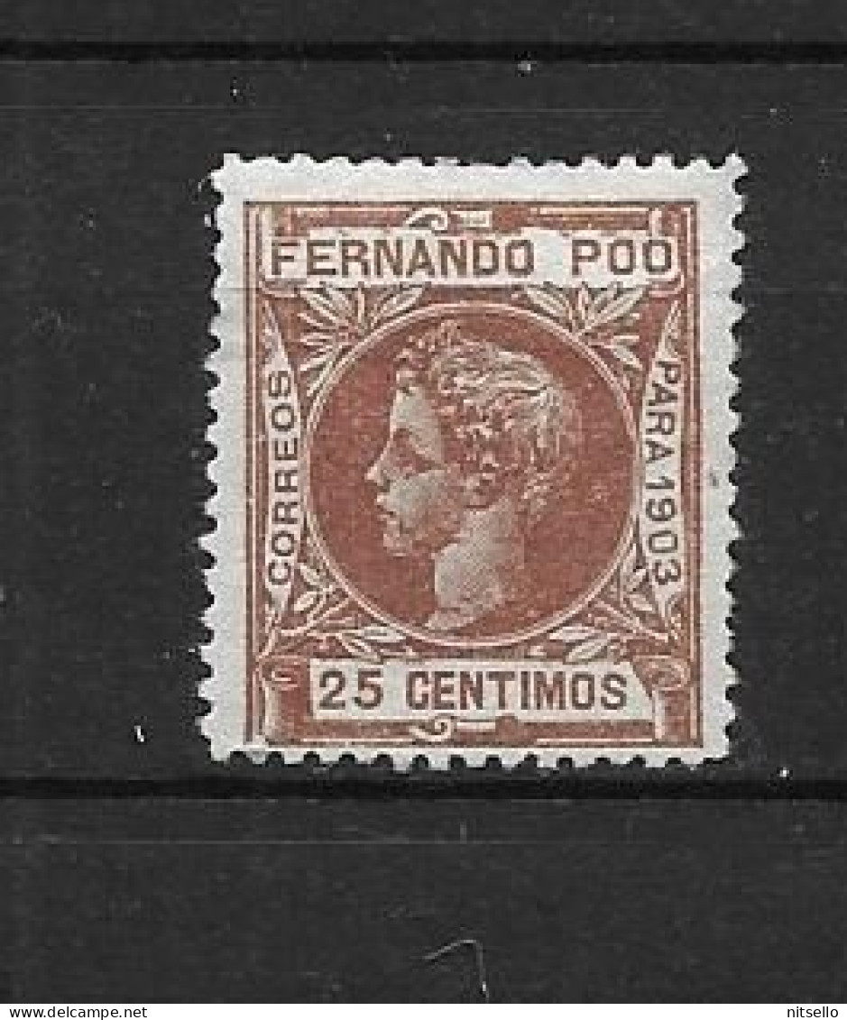 LOTE 2175 A  /// (C025)  FERNANDO POO 1903  EDIFIL Nº: 127 *MH    ¡¡¡  OFERTA - LIQUIDATION - JE LIQUIDE !!! - Fernando Poo