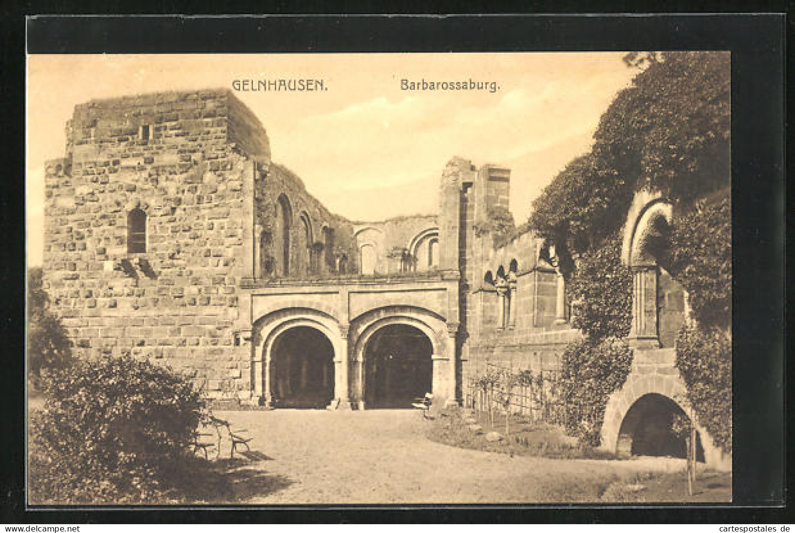 AK Gelnhausen, Barbarossaburg  - Gelnhausen