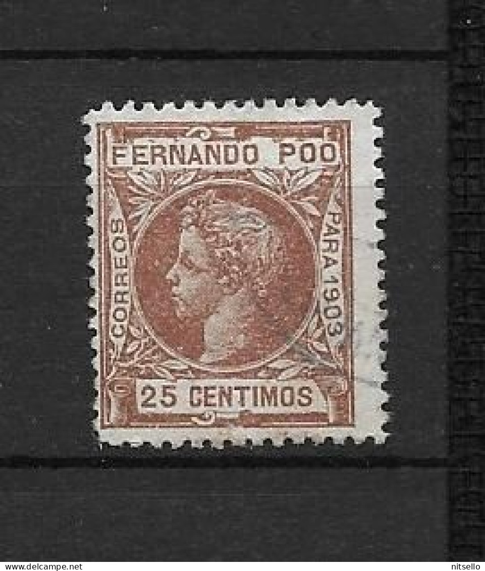 LOTE 2175 A  /// (C025)  FERNANDO POO 1903  EDIFIL Nº: 127 USED    ¡¡¡  OFERTA - LIQUIDATION - JE LIQUIDE !!! - Fernando Poo