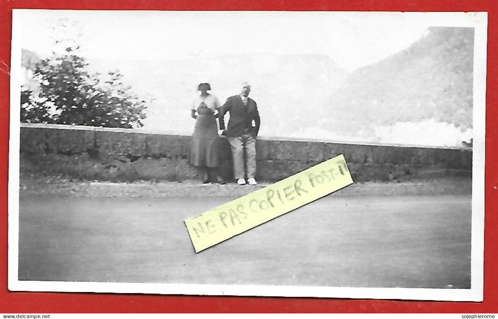 Photo Originale Ornans (25) Pont Sur La Loue 2scans 11 Cm X 6,6 Cm - Europa