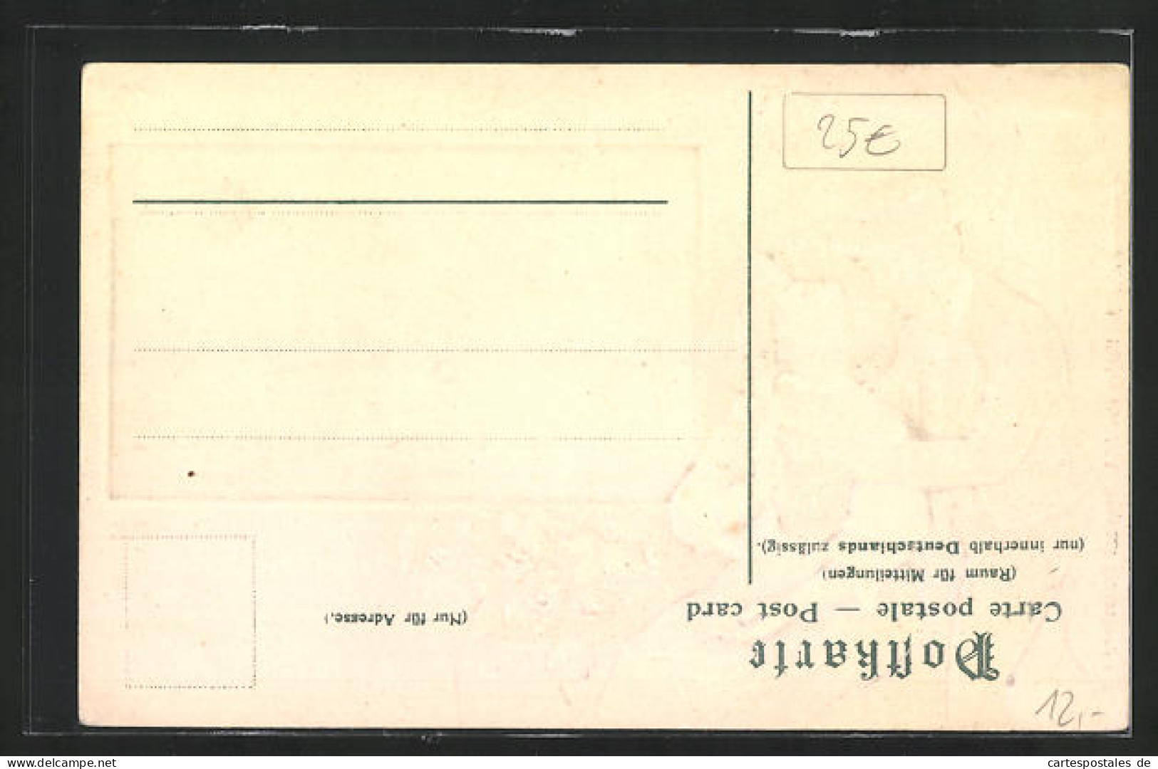 CPA Gaufrée Münster I. E., Vue Générale, Liebespaar Am Strassenrand  - Sonstige & Ohne Zuordnung