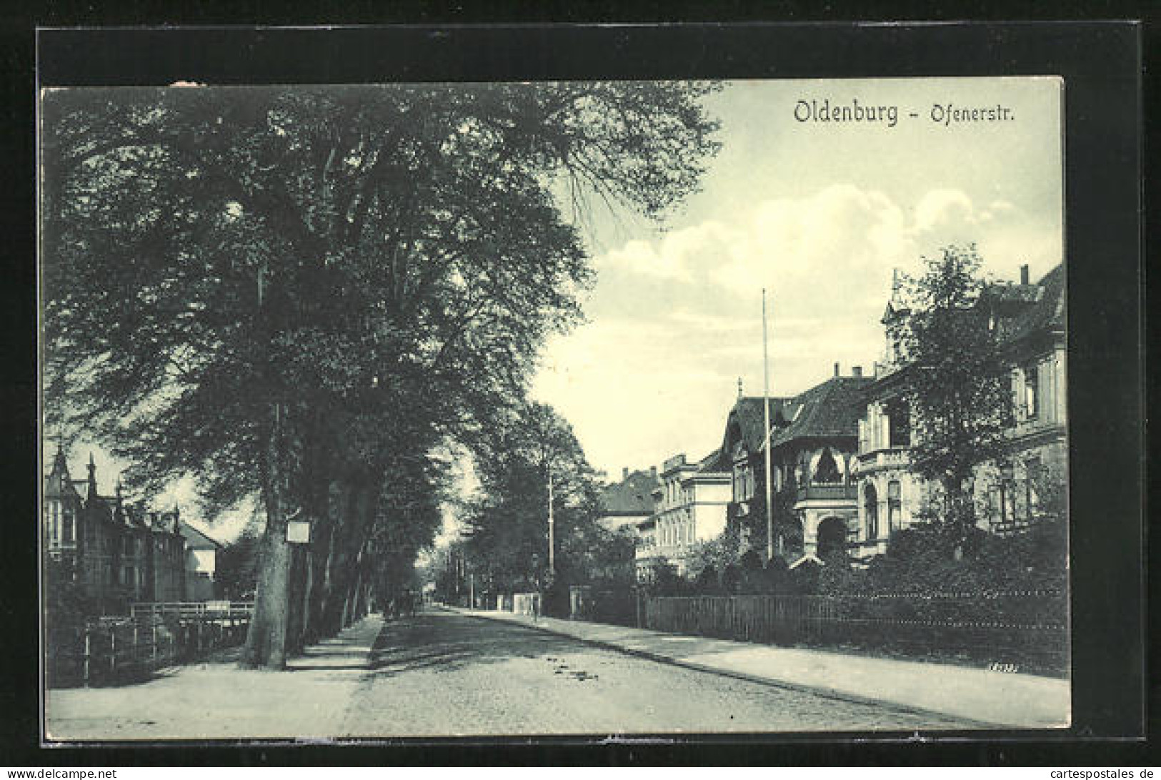 AK Oldenburg, Ofenerstrasse Mit Wohnhäusern  - Oldenburg