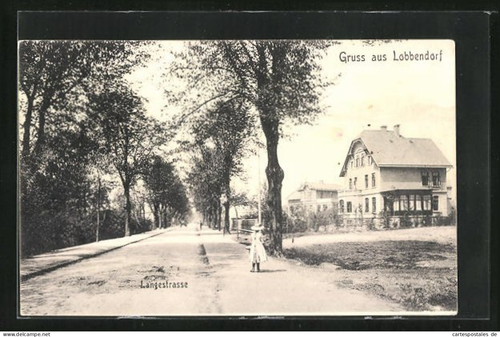 AK Lobbendorf, Allee Langestrasse  - Otros & Sin Clasificación