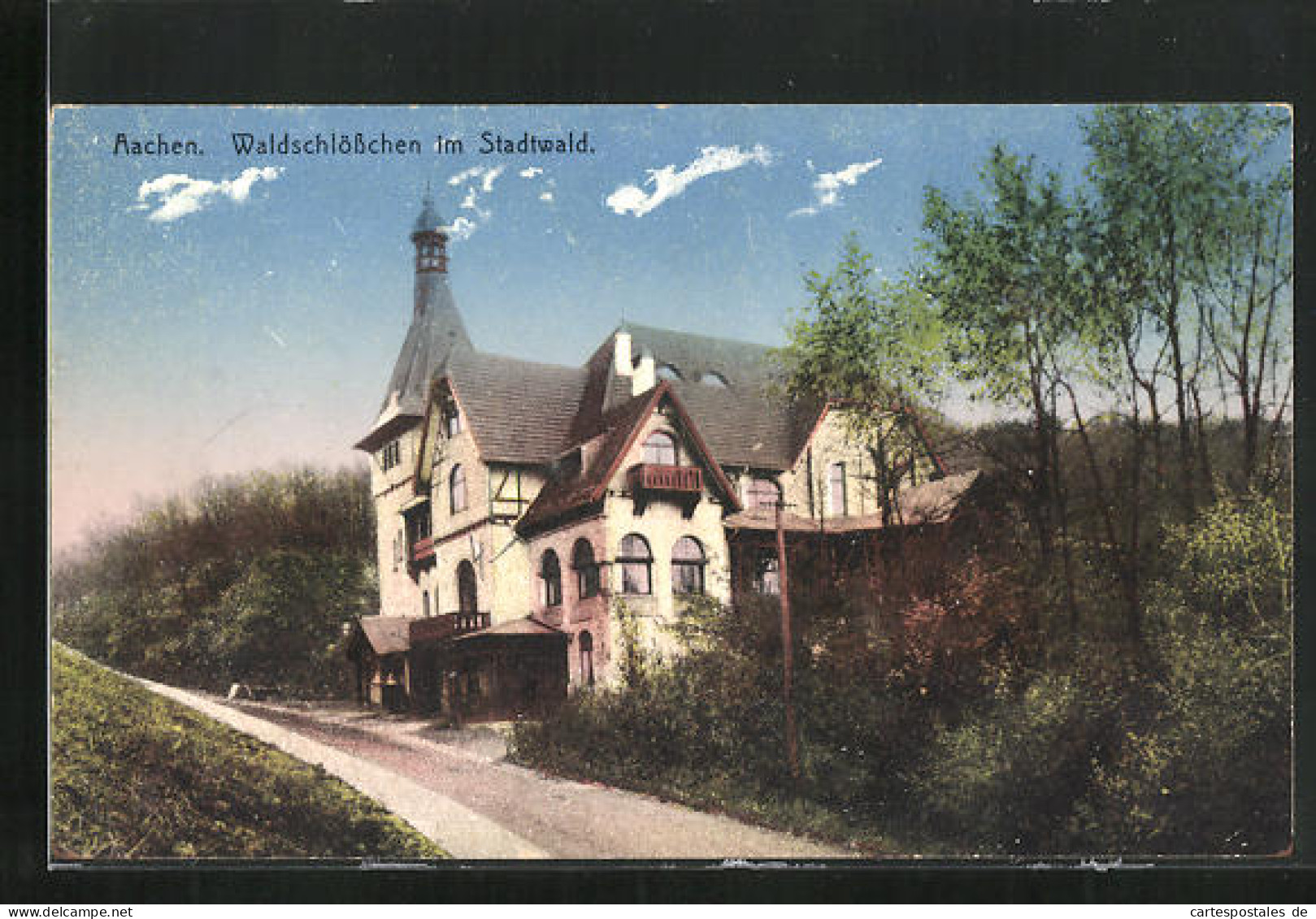 AK Aachen, Gasthaus Waldschlösschen Im Stadtwald  - Aken