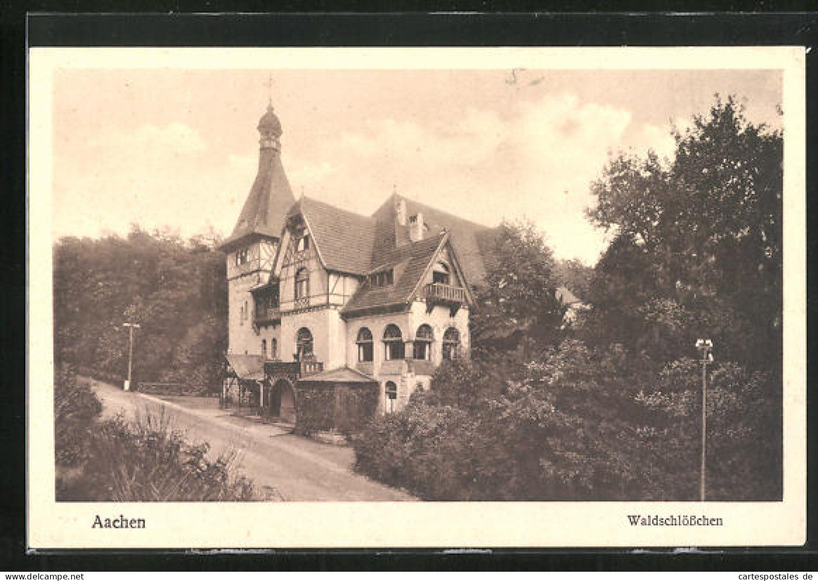 AK Aachen, Abgeschiedenes Gasthaus Waldschlösschen  - Aachen