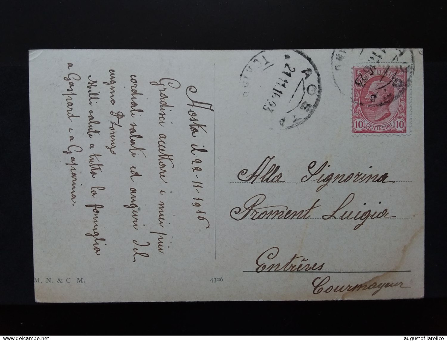 Alpino In Montagna - Cartolina Spedita Il 21/11/1916 + Spese Postali - Patriotic