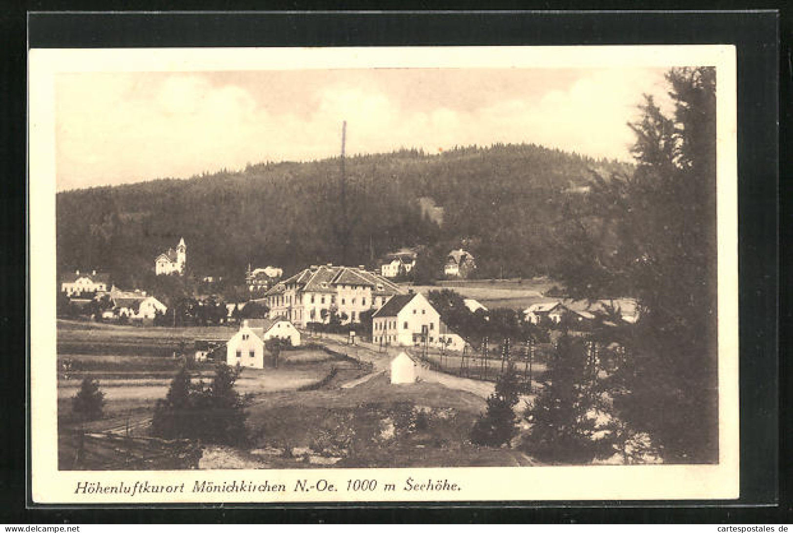 AK Mönichkirchen, Ortspartie  - Other & Unclassified