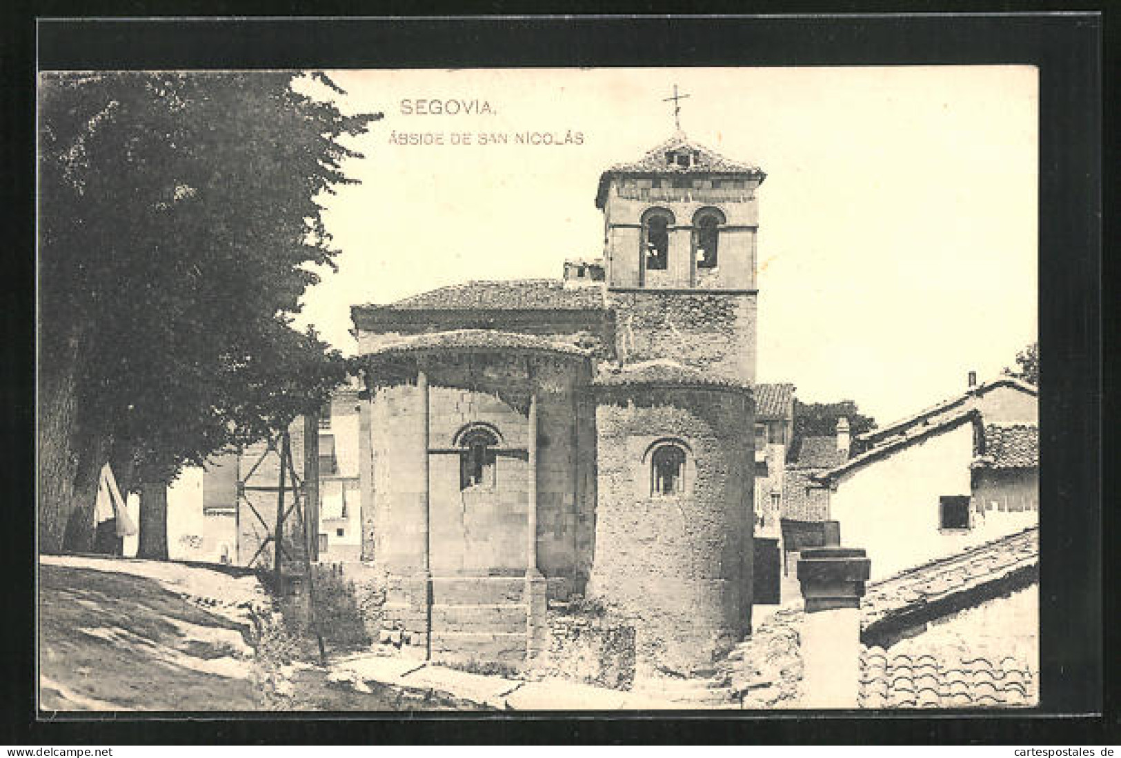 Postal Segovia, Abside De San Nicolas  - Segovia