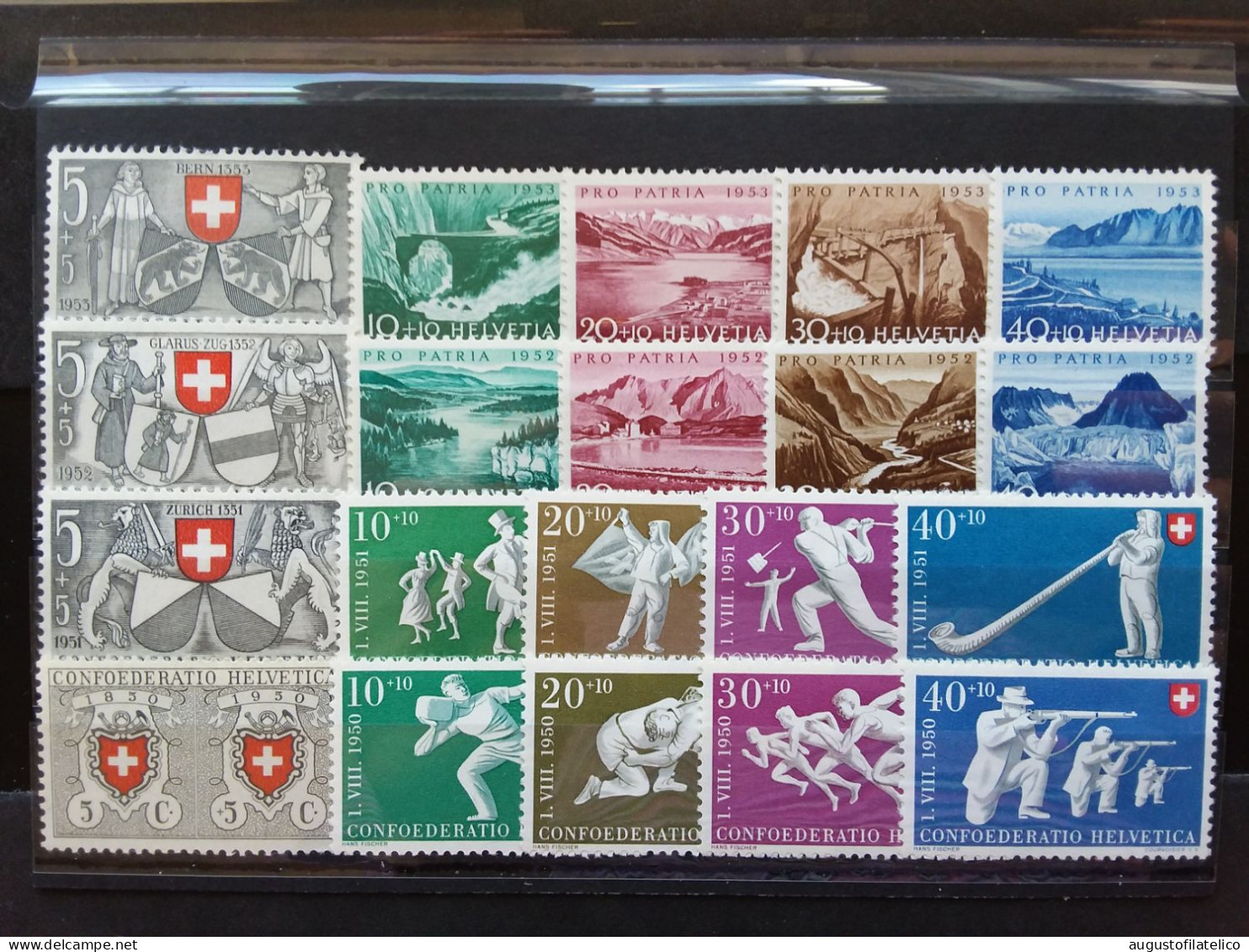 SVIZZERA - Pro Patria Anni 1950/53 - Nuovi ** + Spese Postali - Nuovi