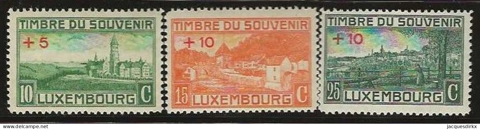 Luxembourg  .  Y&T   .   137/139    .   **    .    Neuf Avec Gomme Et SANS Charnière - Unused Stamps