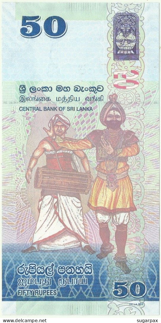 SRI LANKA - 3 X 50 RUPEES Consecutive - 2020.08.12 - Pick 124.NEW - Unc. - Serie V/324 - Sri Lanka