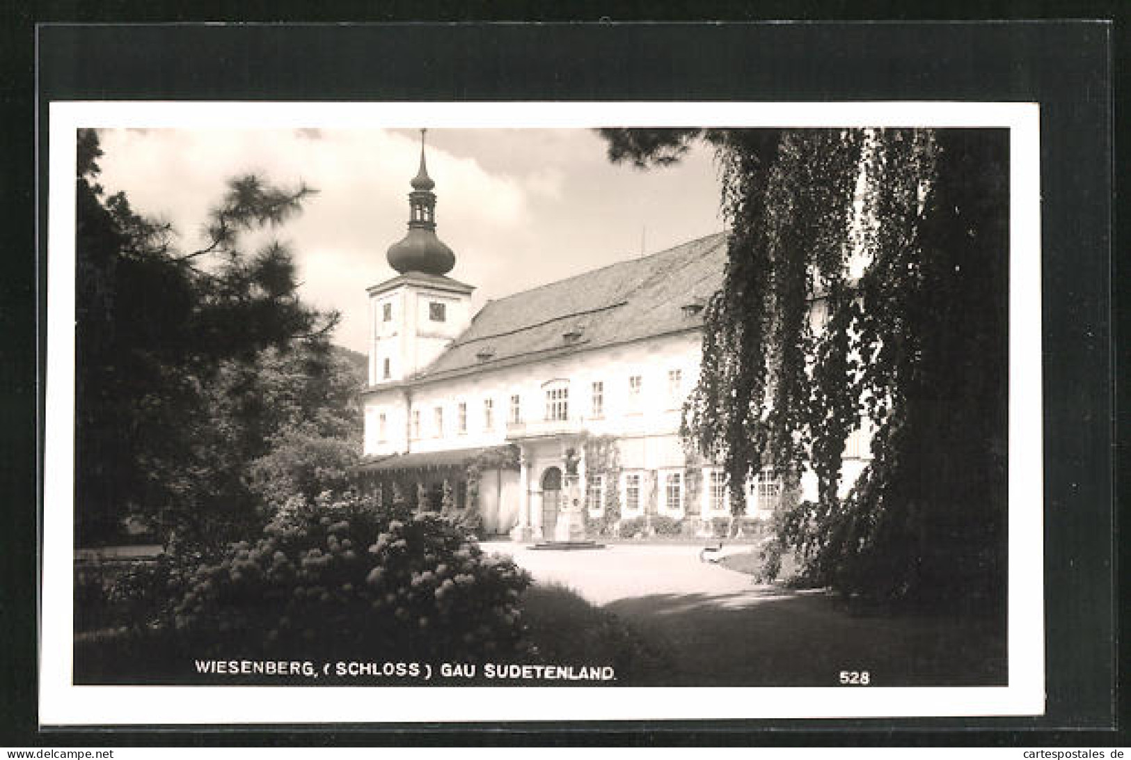 AK Wiesenberg, Schloss Mit Gartenanlage  - Tchéquie