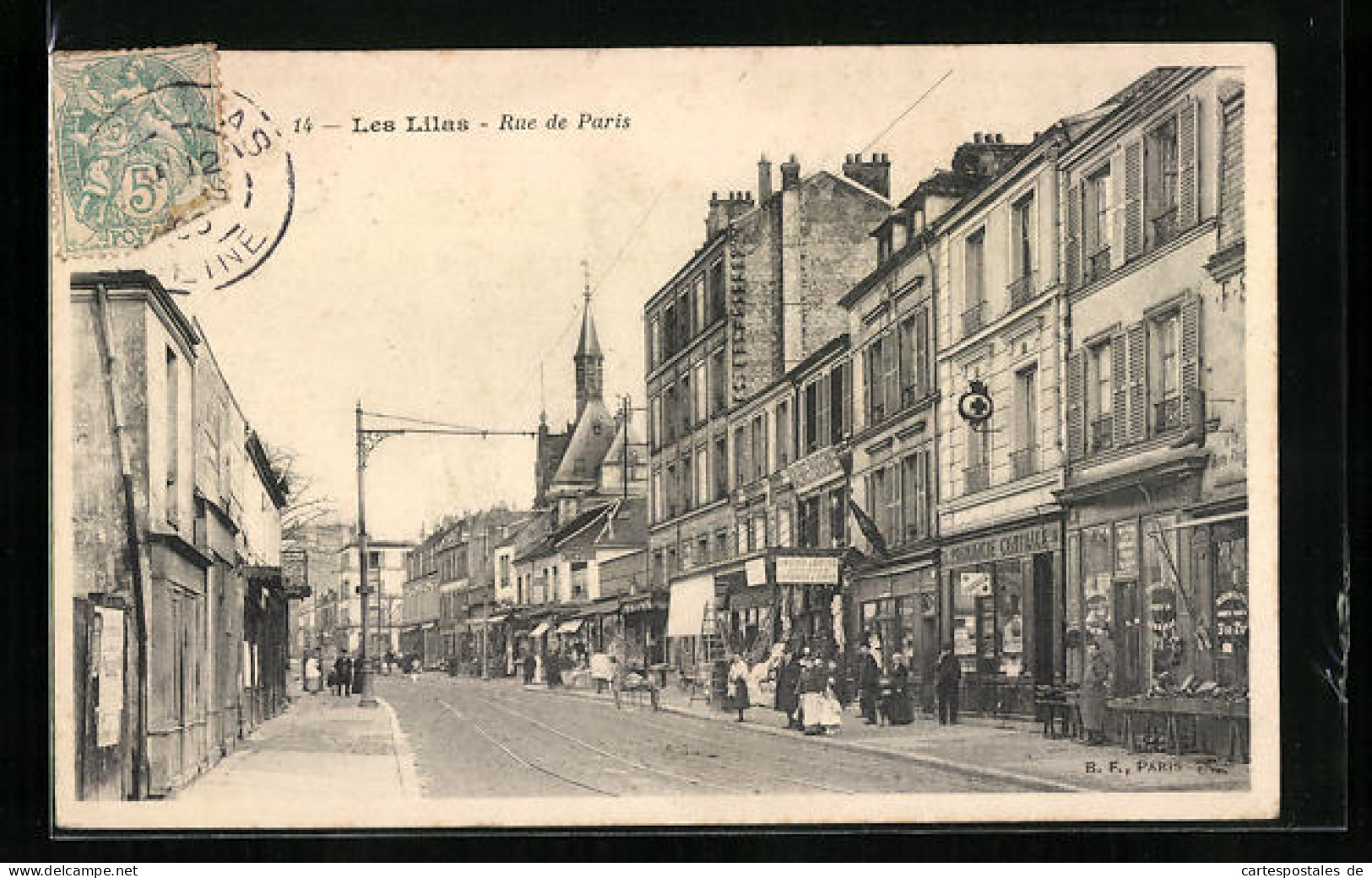 CPA Les Lilas, Rue De Paris  - Les Lilas