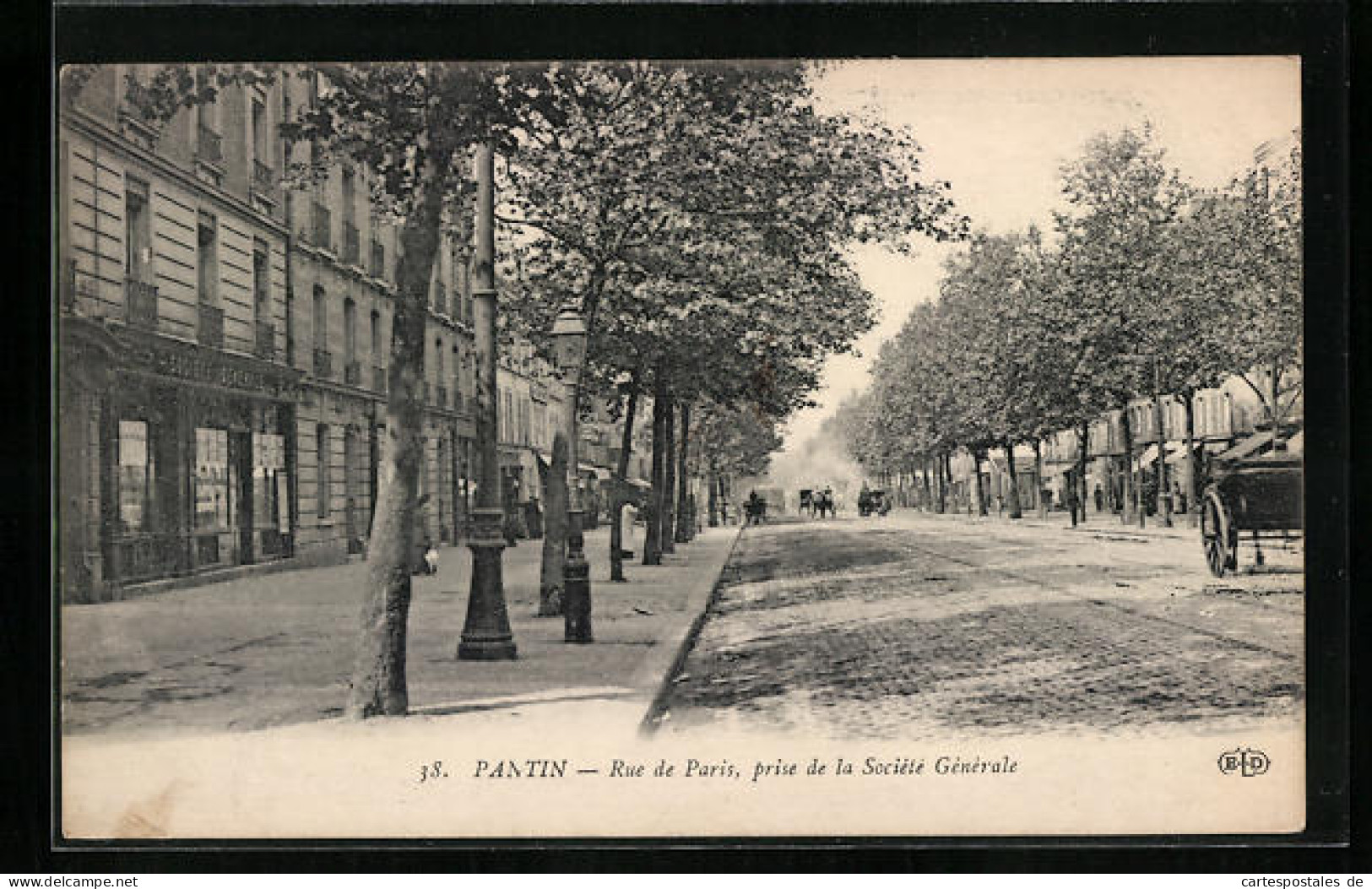 CPA Pantin, Rue De Paris, Prise De La Sociètè Gènèrale  - Pantin