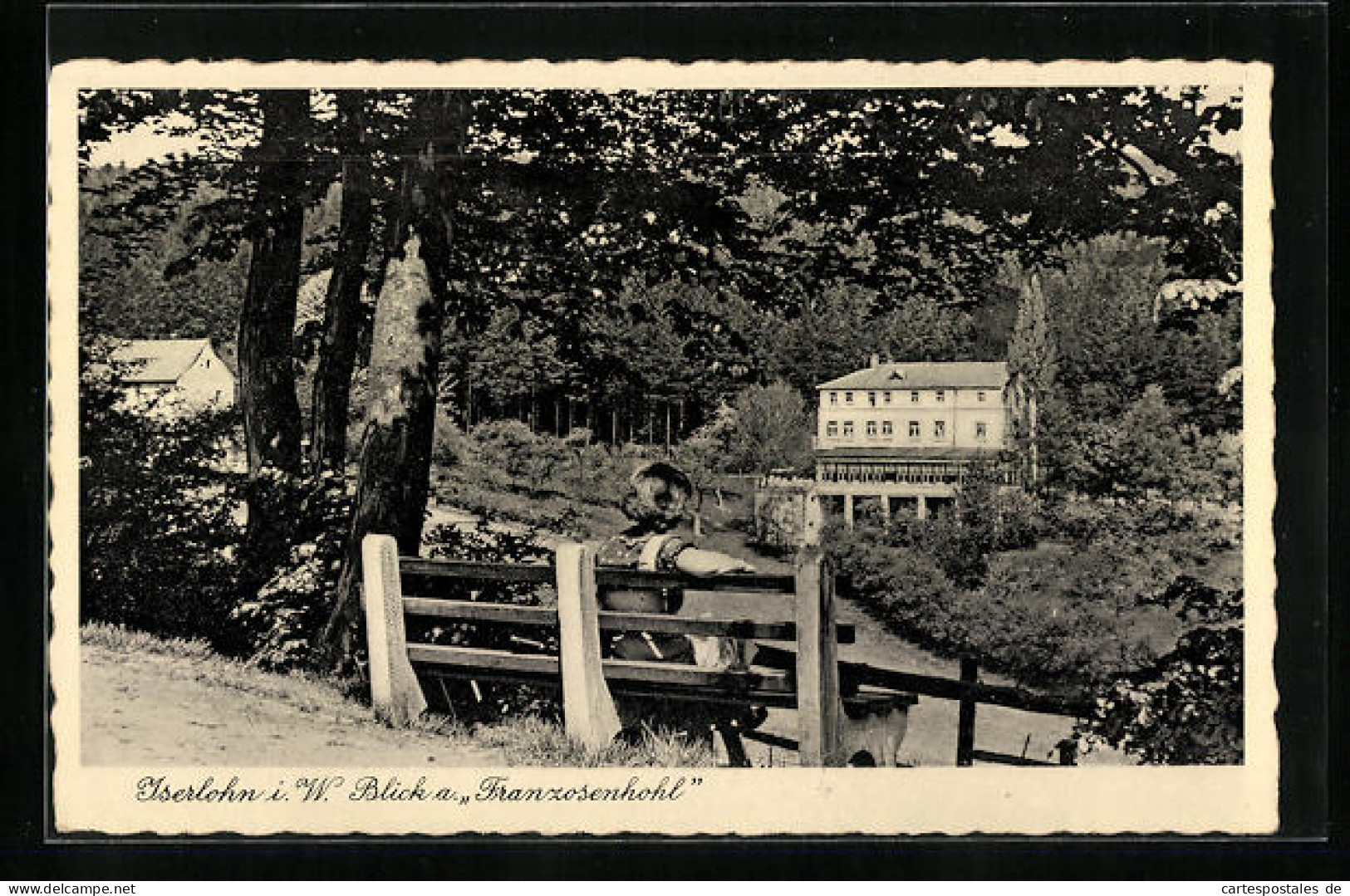 AK Iserlohn I. W., Blick Auf Hotel Franzosenhohl  - Iserlohn