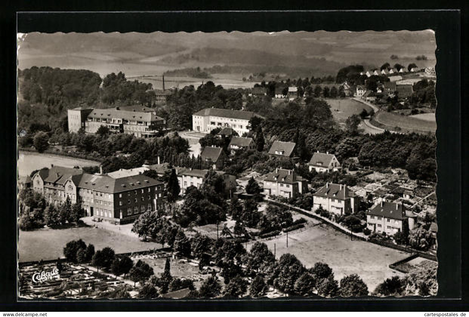 AK Volmarstein (Ruhr), Orthopädische Kliniken Und Hermann-Luisen-Haus Vom Flugzeug Aus  - Andere & Zonder Classificatie