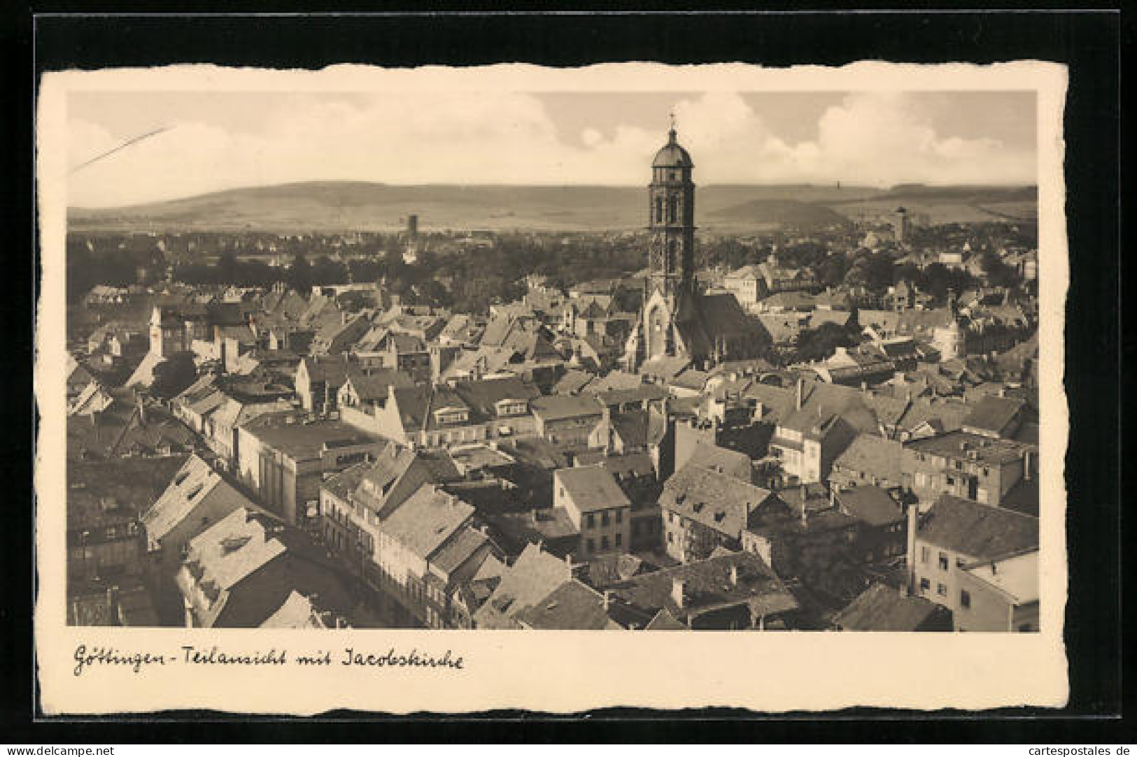 AK Göttingen, Teilansicht Mit Jacobskirche  - Goettingen