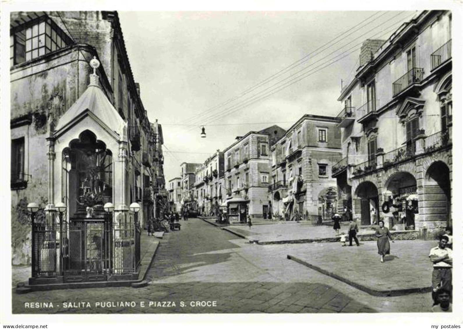 73975842 Resina_Napoli_Neapel_IT Salita Pugliano E Piazza S. Croce - Sonstige & Ohne Zuordnung