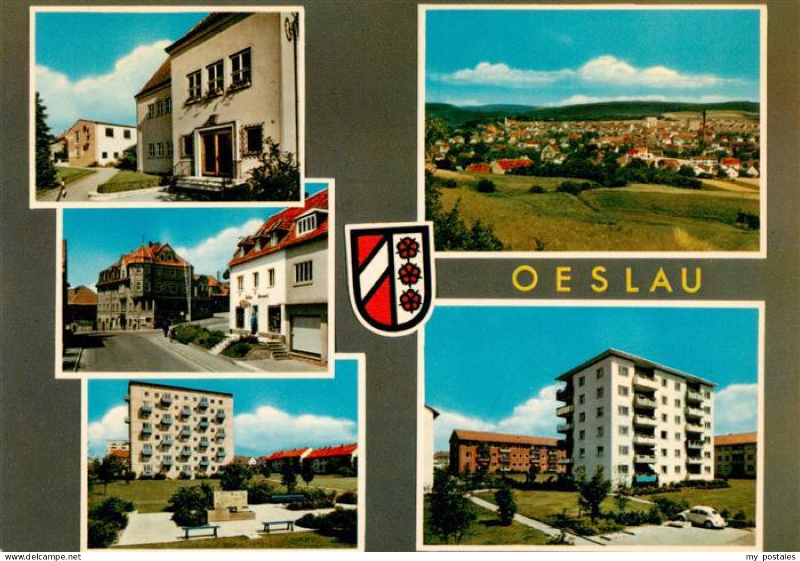 73945125 Oeslau_Roedental_Bayern Teilansichten Hochhaus Panorama - Autres & Non Classés