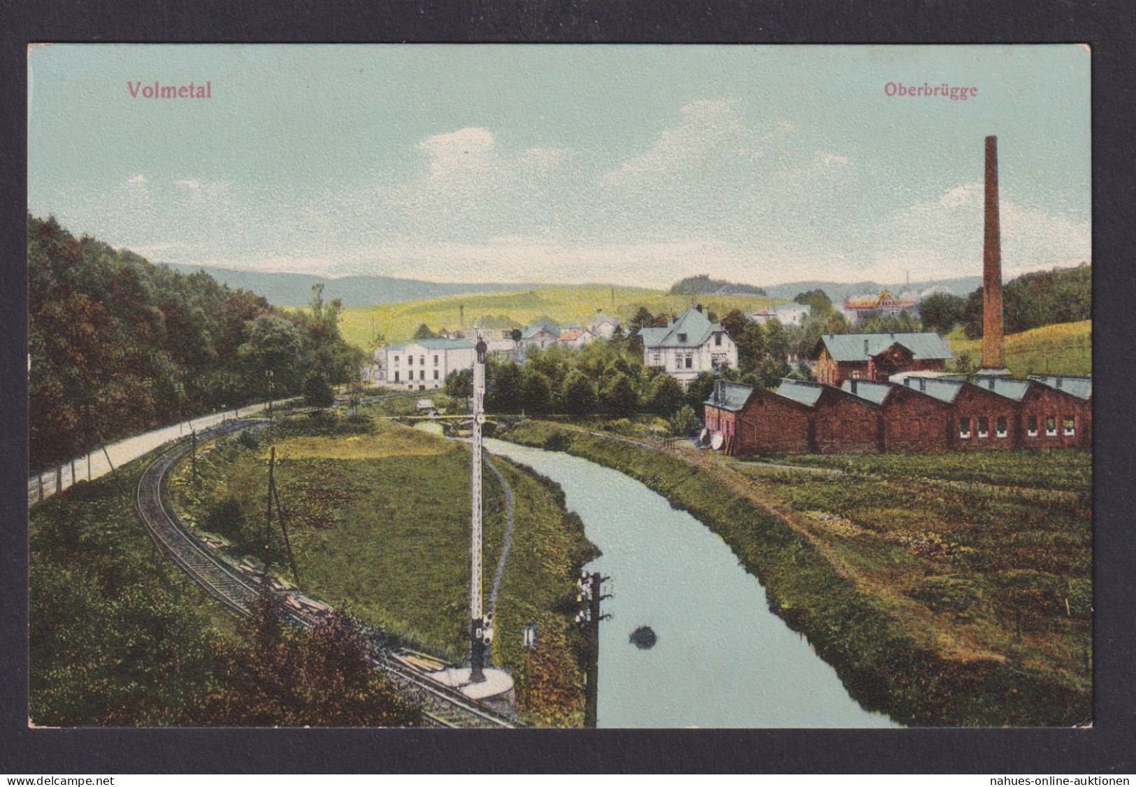 Ansichtskarte Lüdenscheid NRW Volmetal Oberbrügge Industrie Volmetal Serie - Andere & Zonder Classificatie