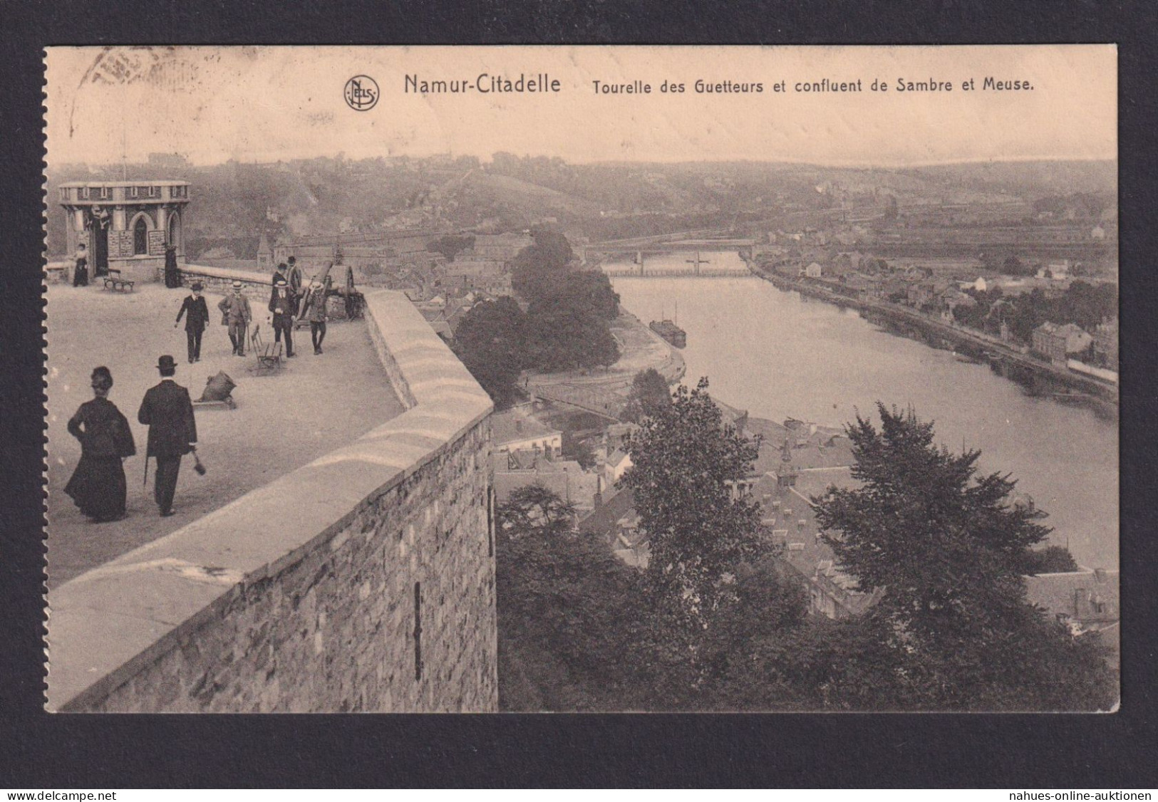 Ansichtskarte Namur Belgien Citadelle Sambre Fluss Brücke N. Unterjessingen - Andere & Zonder Classificatie