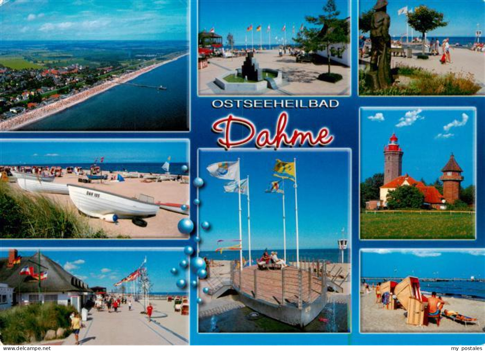 73945078 Dahme__Ostseebad_Holstein Luftaufnahme Promenade Leuchtturm Strand - Other & Unclassified