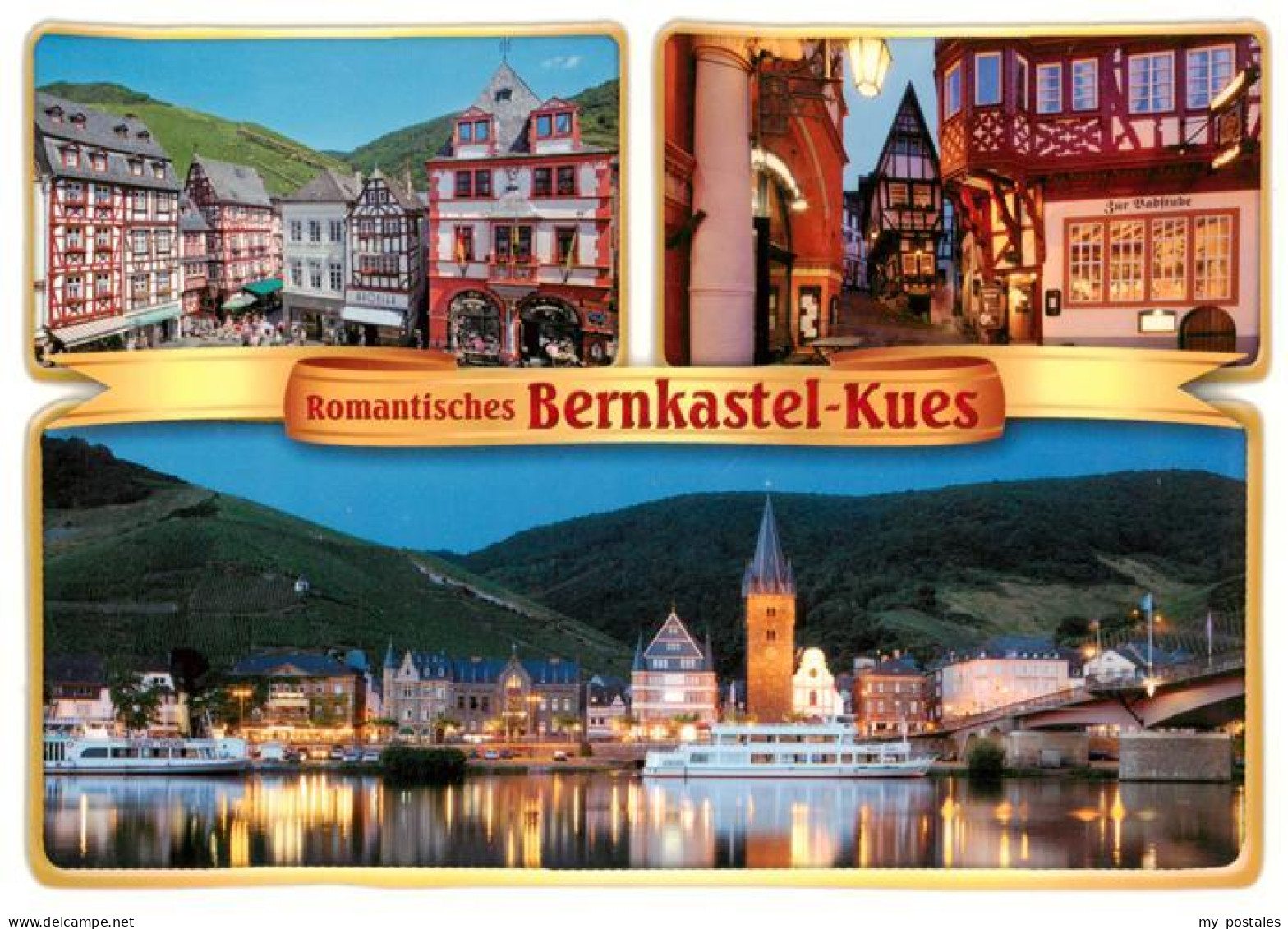 73945073 Bernkastel-Kues_Berncastel Motive Altstadt Fachwerkhaeuser Spitzhaus Bl - Bernkastel-Kues