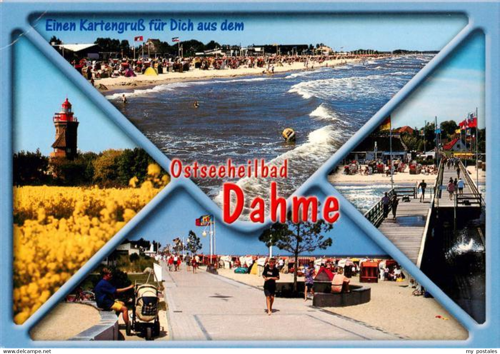 73945067 Dahme__Ostseebad_Holstein Strand Leuchtturm Promenade Seebruecke - Other & Unclassified