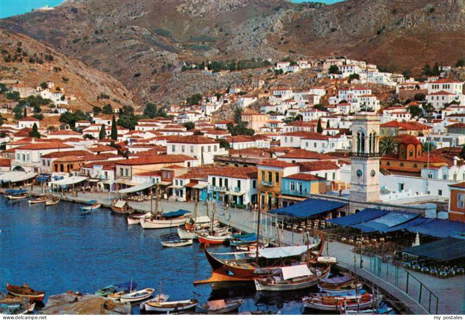 73945019 Hydra_Ydra_Hidra_Idra_Greece Teilansicht Hafen Und Stadt - Grèce