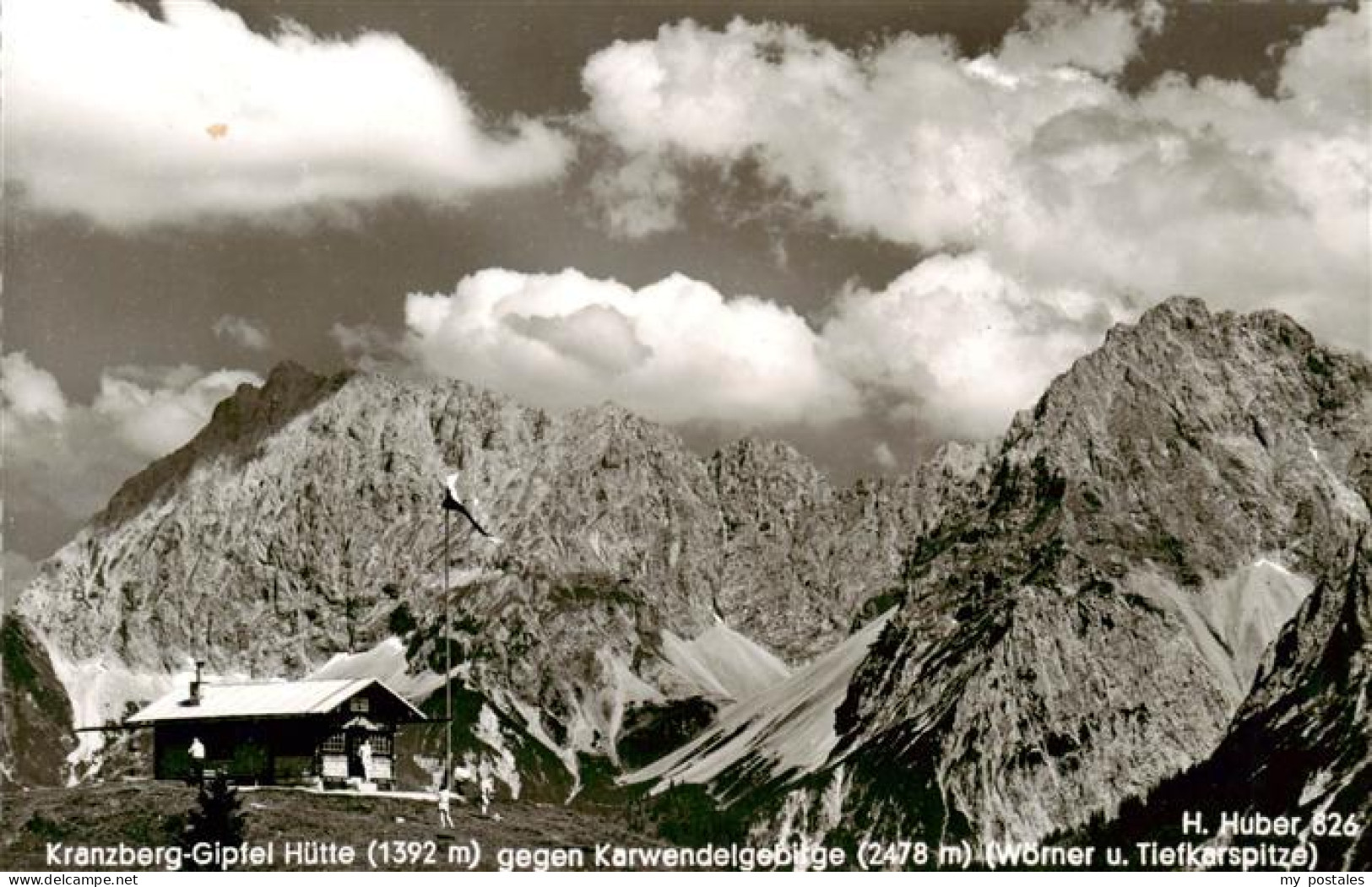 73903713 Kranzberg-Gipfelhuette 1392m Mittenwald Bayern Mit Karwendelgebirge - Mittenwald