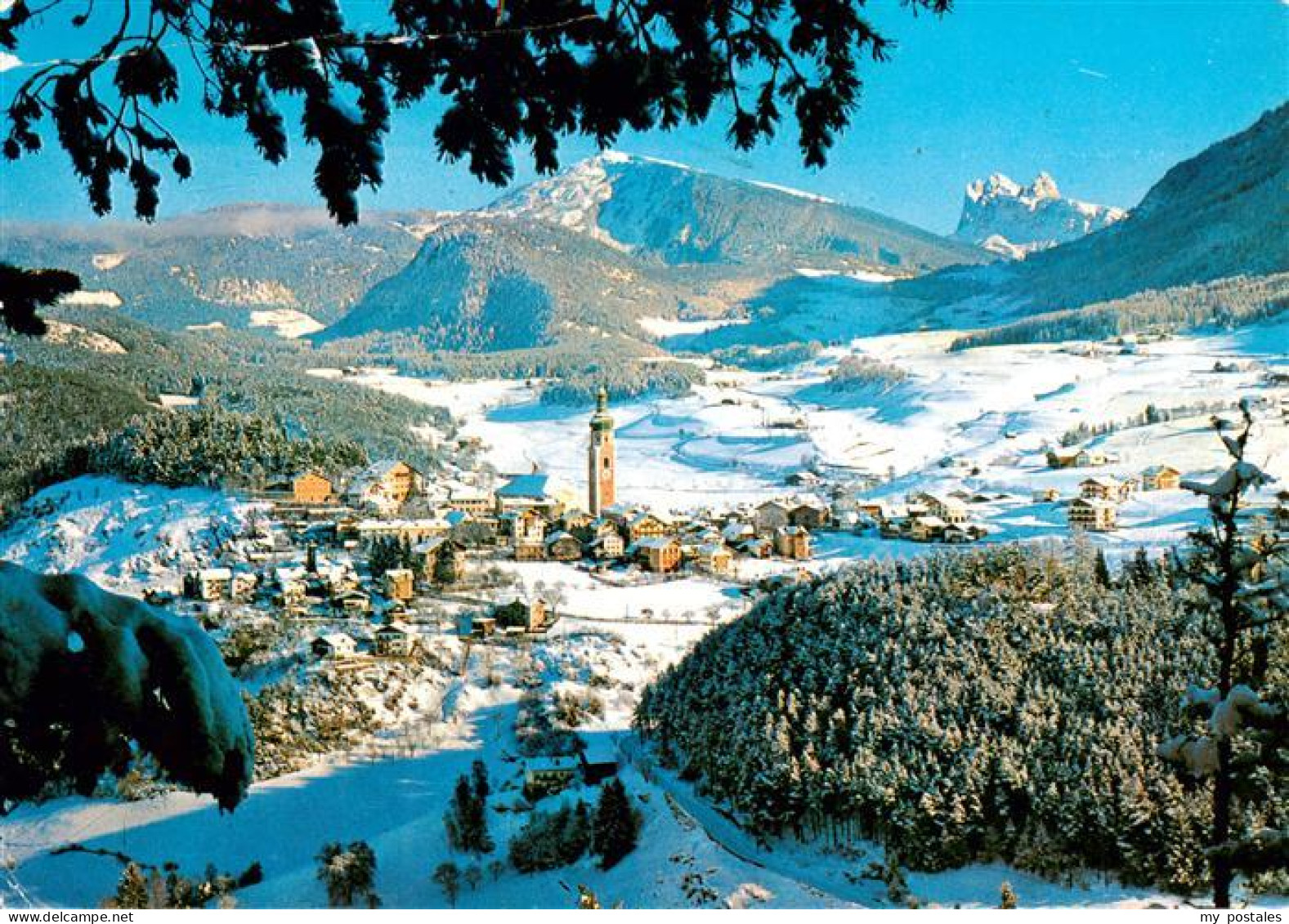 73903670 Castelrotto  Kastelruth Suedtirol IT Verso Le Odle Winterpanorama Mit G - Other & Unclassified