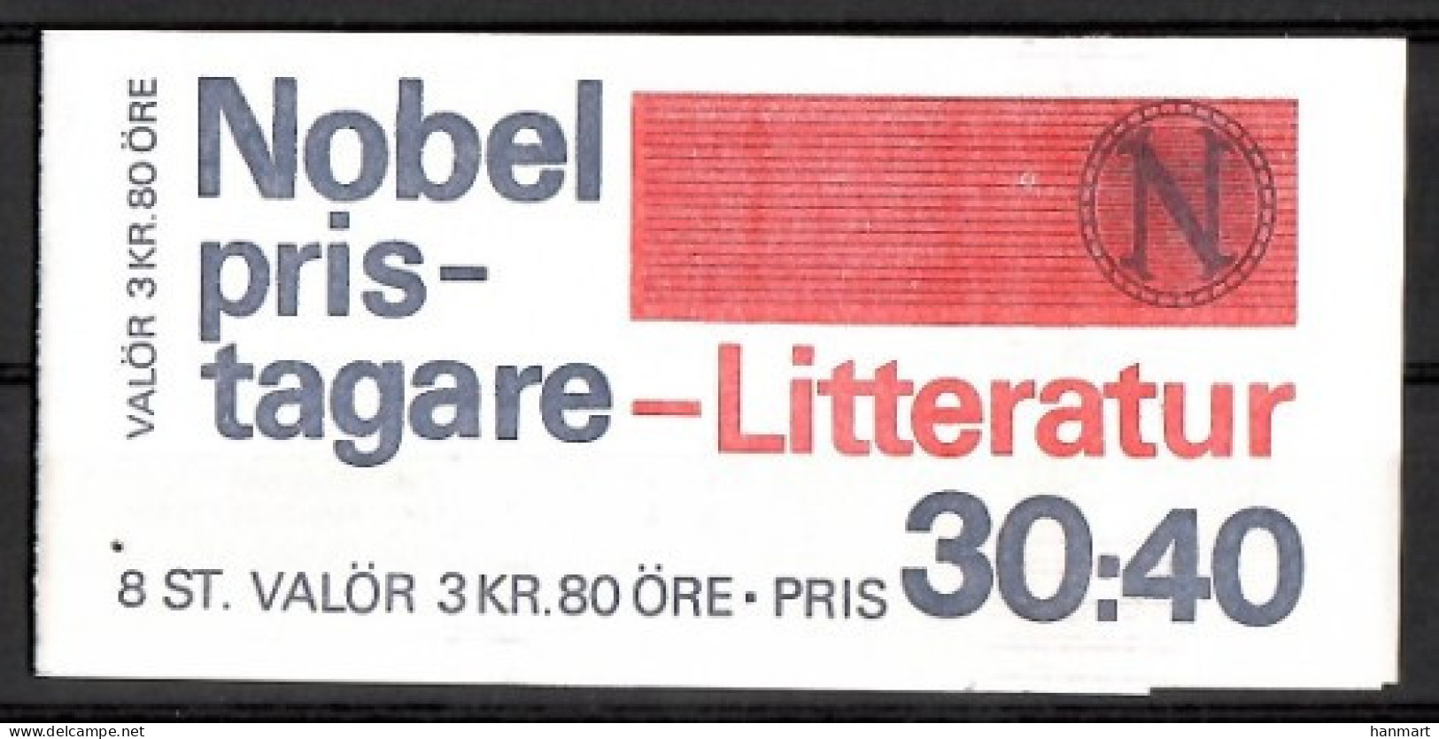 Sweden 1990 Mi Mh 155 MNH  (ZE3 SWDmh155) - Nobelpreisträger