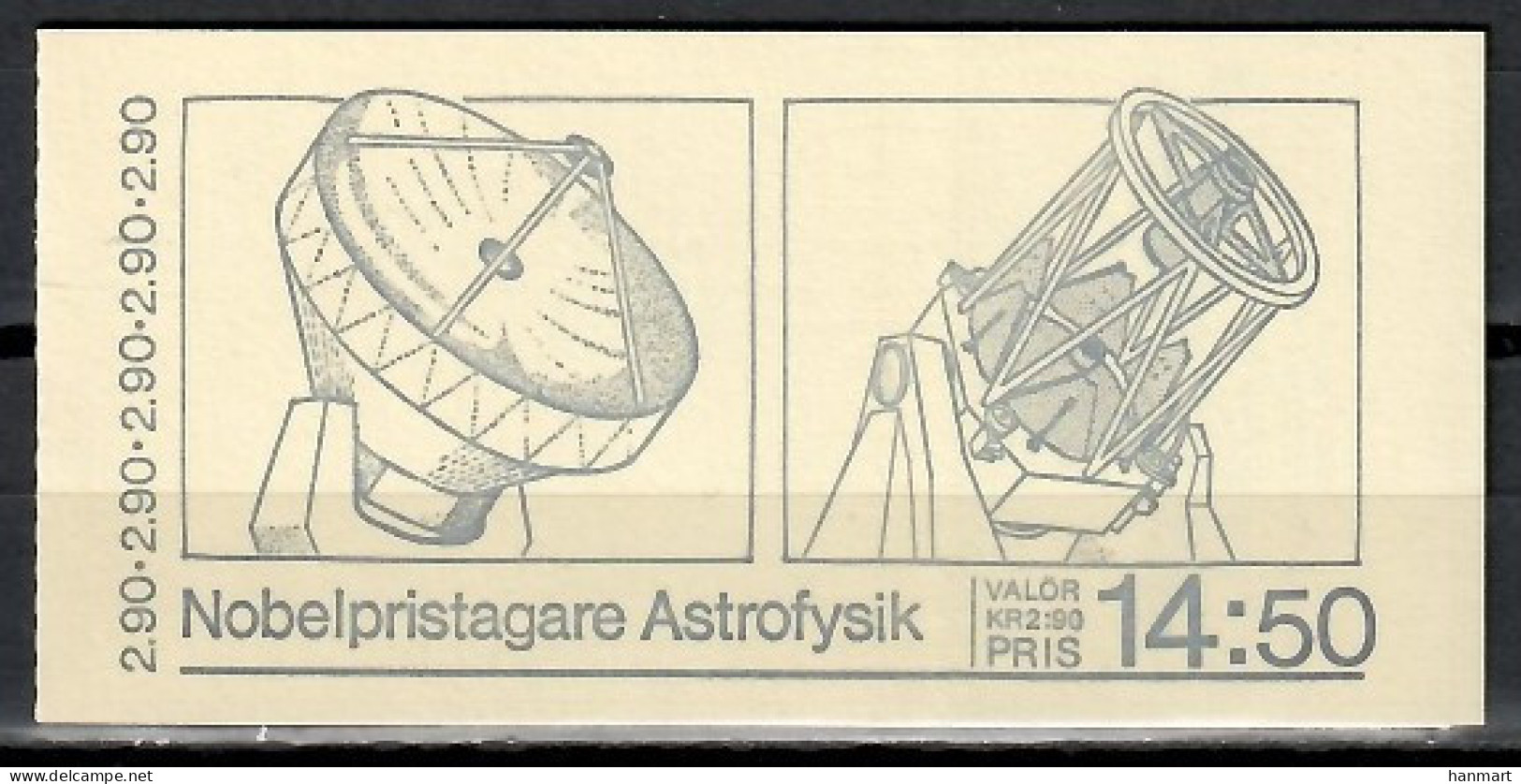 Sweden 1987 Mi Mh 127 MNH  (ZE3 SWDmh127) - Physik