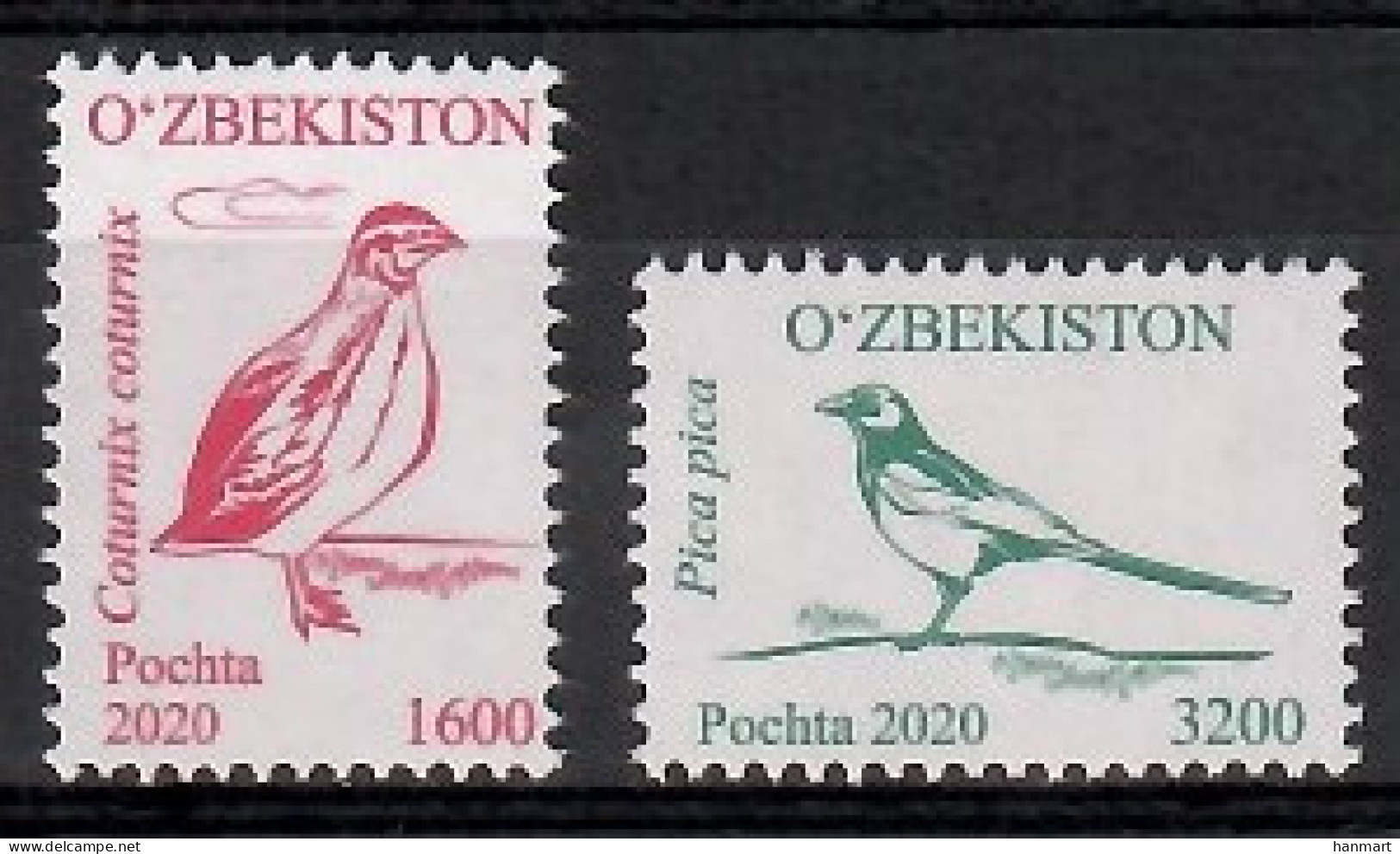 Uzbekistan 2020 Mi 1405-1406 MNH  (ZS9 UZB1405-1406) - Otros & Sin Clasificación