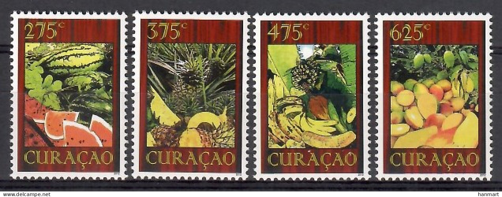 Curacao 2012 Mi 97-100 MNH  (ZS2 CRC97-100) - Frutta