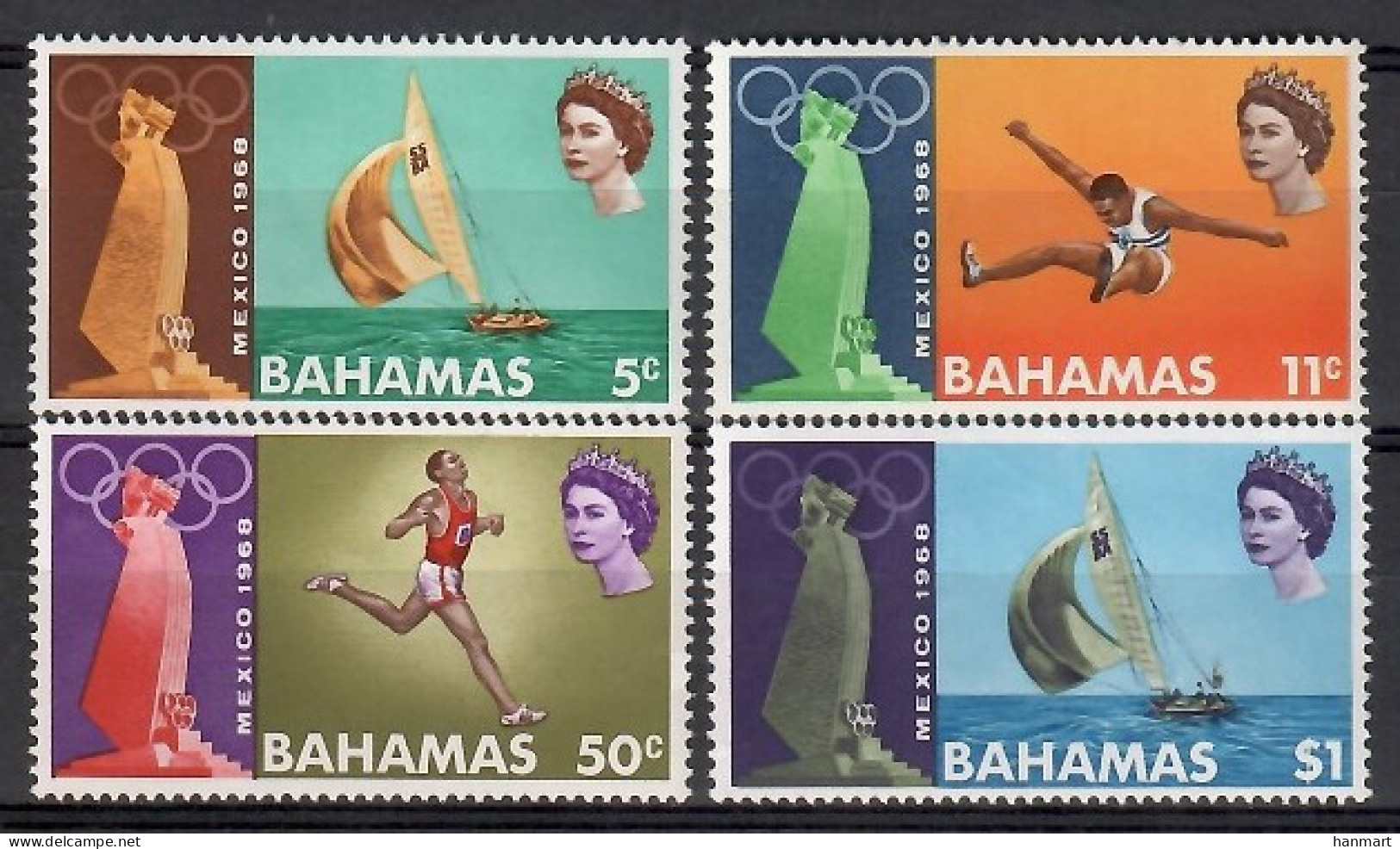 Bahamas 1968 Mi 281-284 MNH  (ZS2 BHM281-284) - Otros & Sin Clasificación