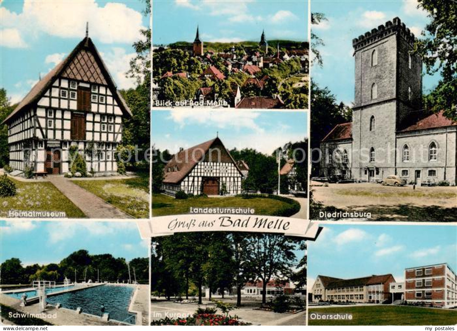 73865178 Bad Melle Osnabrueck Heimatmuseum Ortsansicht Landesturnshule Diedrichs - Melle