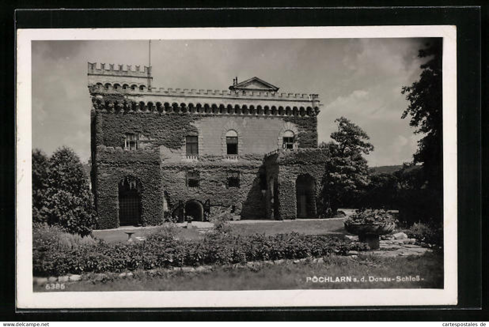 AK Pöchlarn /Donau, Schloss Mit Garten  - Andere & Zonder Classificatie