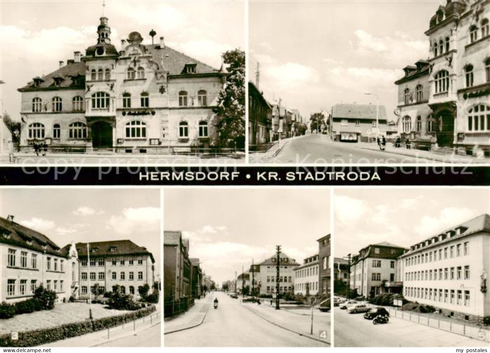 73865138 Hermsdorf Sachsen Altenburg Rathaus HOG Ratskeller Gaststaette Friedric - Autres & Non Classés