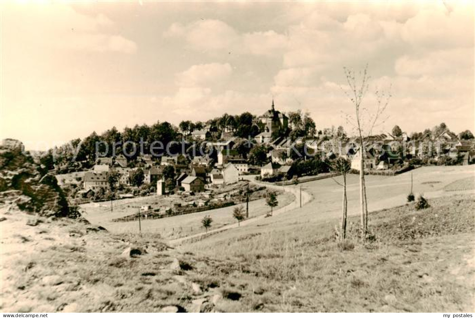 73865120 Schauenstein Panorama Gesamtansicht Verlagsstempel Schauenstein - Autres & Non Classés