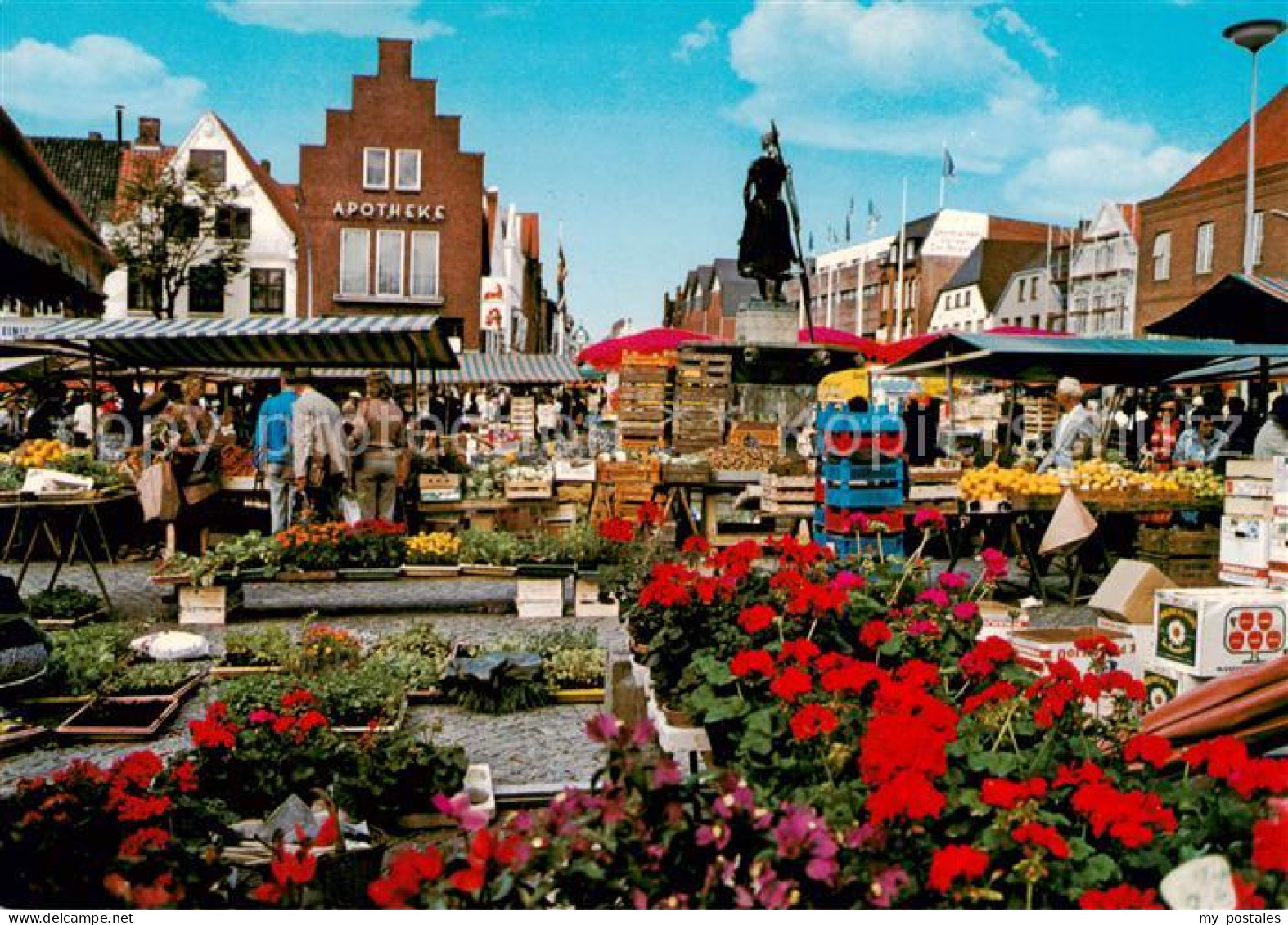 73865101 Husum  Nordfriesland Wochenmarkt  - Husum