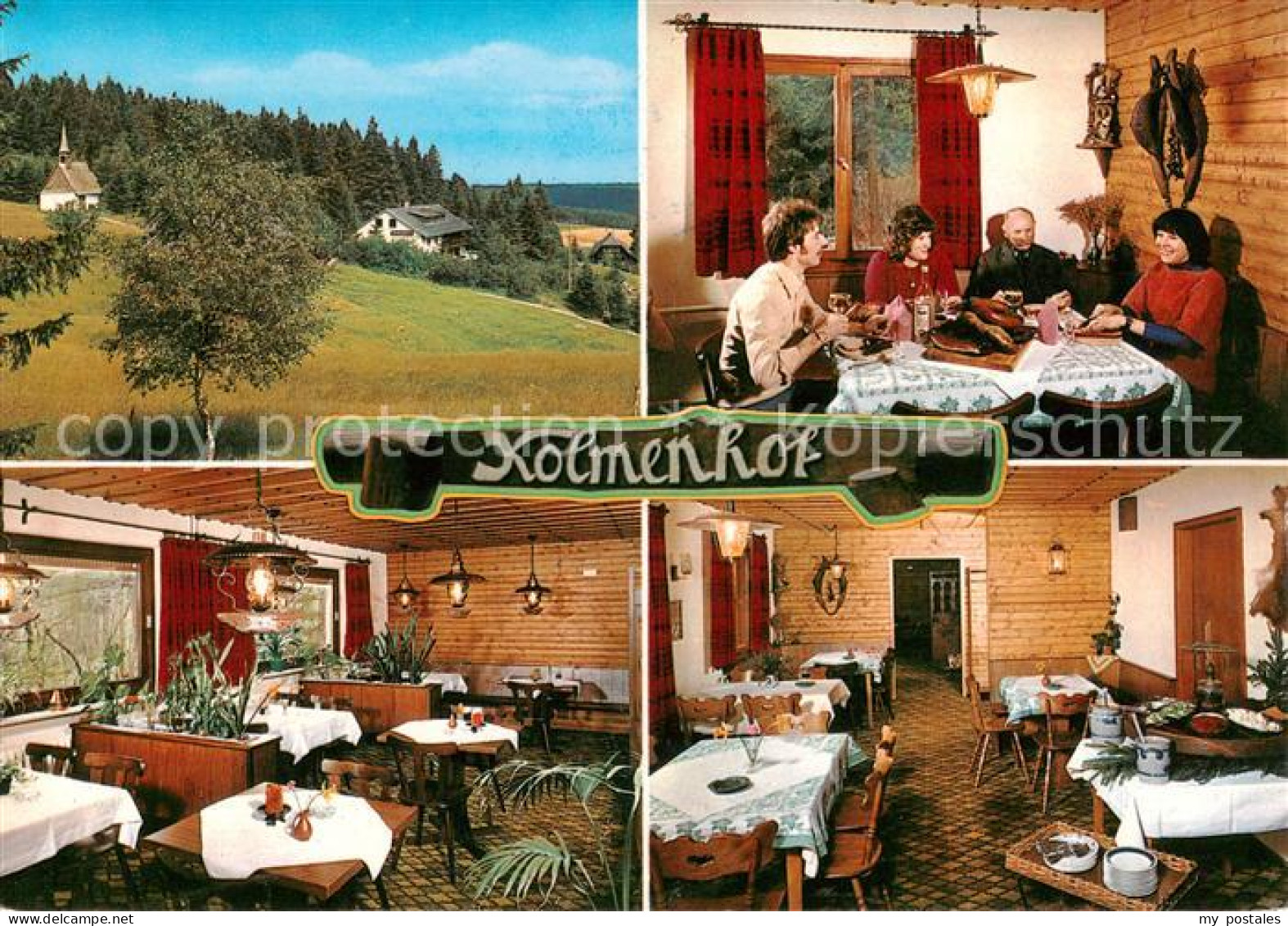 73865072 Furtwangen Gasthof Pension Kolmenhof Im Schwarzwald Gastraum Furtwangen - Furtwangen