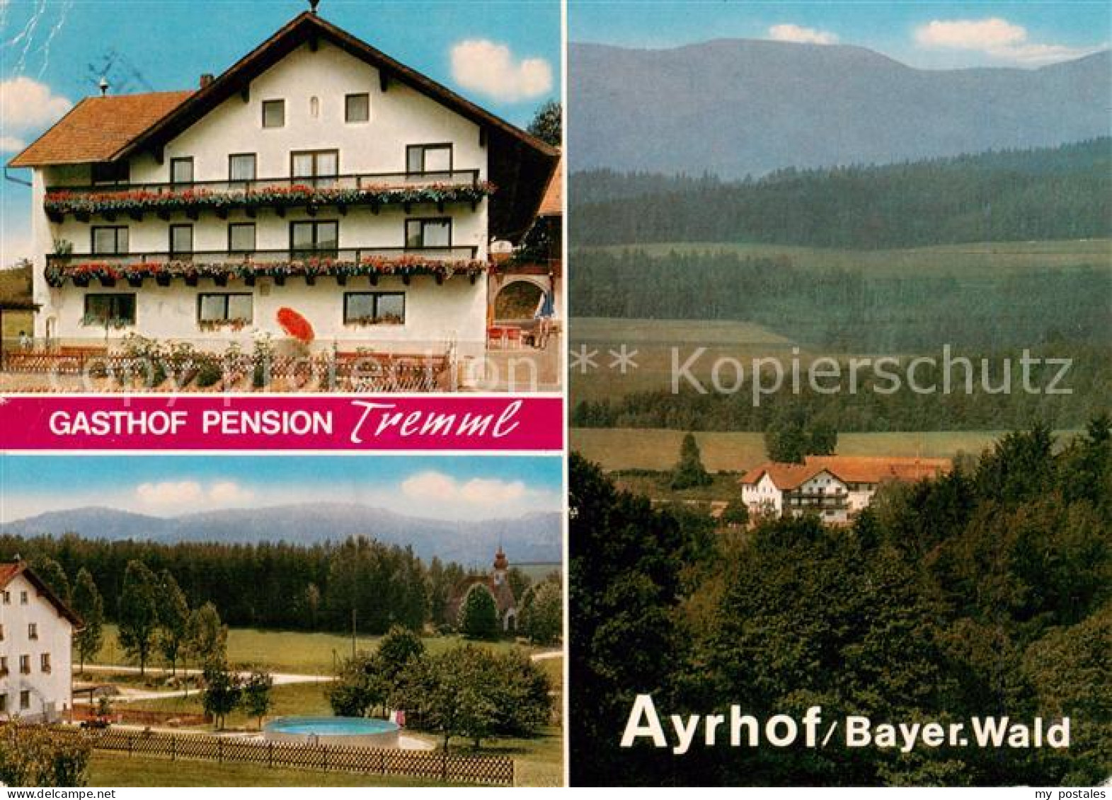 73865050 Ayrhof Kollnburg Panorama Gasthof Pension Tremml  - Autres & Non Classés