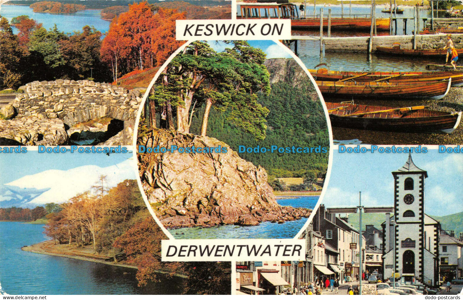 R090295 Keswick On Derwentwater. Precision. Multi View - World